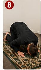 Zweite Sajda Niederwerfung