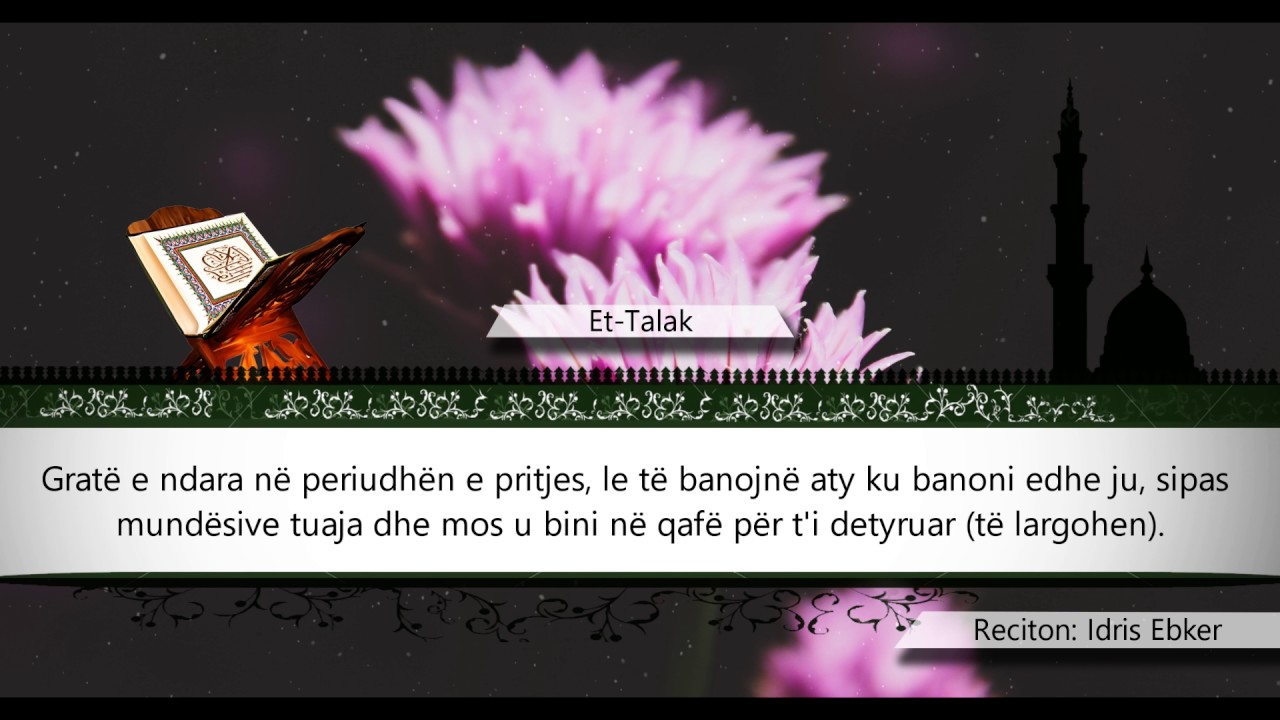 065 ET TALAK - Kuran Shqip